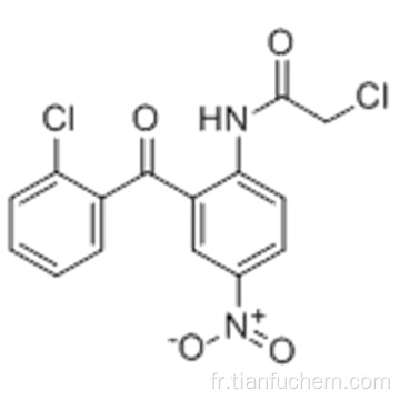 Acétamide, 2-chloro-N- [2- (2-chlorobenzoyle) -4-nitrophényl] - CAS 180854-85-7